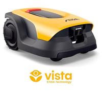 Stiga Robot tondeuse A 15v – Quad‑RTK, Caméra HDR, motifs & bandes – Pour 1500 m²