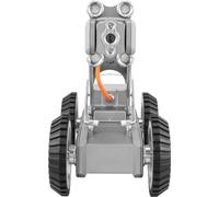 Robot d'inspection SucceBuy avec portée de 120 m, caméra pour tuyaux avec caméra avant/arrière de 2 MP & tablette à écran tactile, conception IP68 avec éclairage & compteur de distance pour les canali
