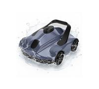 Robot nettoyeur de piscine sans fil - Gris - Autonomie 130 min - Nettoie 80 m² - Léger et portable - Recharge automatique - Pour piscines hors-sol