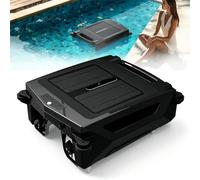Robot Nettoyeur De Surface De Piscine Automatique, Nettoyage Continu 24h | Évitement Des Obstacles, Skimmer De Surface, Moteur Sans Balais, Entièrement Automatique, Adapté À Divers Types De Piscines