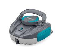 Robot piscine Bestway Agathe rechargeable Fond plat jusqu'à 15 m² 3400 mAh 22 W Gris foncé et accents turquoise