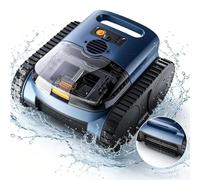 Robot Piscine Sans Fil, avec APP, 180Min&200m² d'Autonomie, Nettoie Sol/Parois/Ligne d’eau, Aspirateur Piscine, Aspiration Puissante