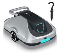 Robot Piscine sans Fil, Robot aspirateur Piscine sans Fil, 200Min d’Autonomie, Retour Automatique, Filtration Ultra-Fine, Navigation Intelligente, Compact et Portable pour Piscines Hors Sol 232 m²
