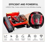 Robot-tondeuse à essence àélectronique - MS550JC - Largeur de coupe de 55 cm - Démarreur électrique - Auto-propulsée avec système de traction à chenilles - Adaptée aux pentes jusqu'à 45° - Stockée en