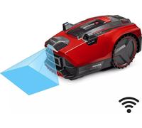 Einhell Tondeuse robot Flexo Cam Plus 600 – 600 m², Wi‑Fi, Batterie 18 V 4,0 Ah – Noir/Rouge/Argent