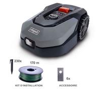 Robot tondeuse connecté 900m2 Scheppach RoboCut XXL900 avec station de recharge | Jusqu'à 900 m² | Capteur de pluie | WiFi & BT
