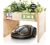 Robot tondeuse, dimensions : 79x73x56 cm – Résistant aux intempéries et aux UV, de haute qualité, fabriqué en Europe (produit naturel)