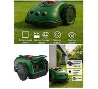 Robot tondeuse - LIVOO - Modèle avec caméra - 6 lames - Surface 500 m² - Pente 30 %