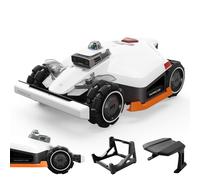 Robot tondeuse Mammotion LUBA 3 AWD 5000 avec garage et station de lavage, jusqu’à 5000 m², transmission intégrale, pente 80 %, cartographie-auto, app