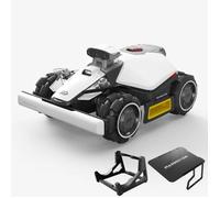 Robot Tondeuse Mammotion LUBA mini 2 AWD 1000 avec support de lavage pour tondeuse et garage pour tondeuse Jusqu’à 1000 m²