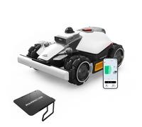 Robot tondeuse Mammotion LUBA Mini 2 AWD 1500 avec garage, sans fil, jusqu’à 1500 m², coupe bordures, DropMow, cartographie, 4G, APP