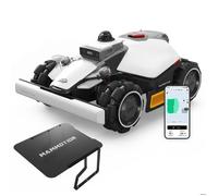 Robot Tondeuse Mammotion LUBA mini 2 AWD 1500, avec Mni Garage pour tondeuse, Capacité d'escalade 38,6°,Jusqu’à 1500 m²