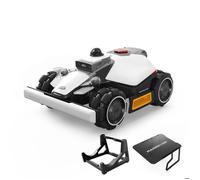 Robot Tondeuse Mammotion LUBA mini 2 AWD 1500 avec support de lavage pour tondeuse et garage pour tondeuse
