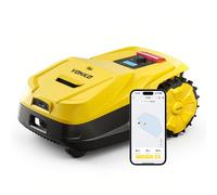 Robot tondeuse VONKO M200 sans câble périphérique, RTK + vision IA, cartographie automatique, système intelligent d'évitement d'obstacles,via application