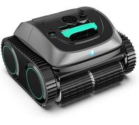 Robots de piscine pour piscines intégrées et hors-sol, robots de piscine à batterie : 160 minutes d'autonomie, nettoyage du fond et des parois jusqu'à 160 m², navigation intelligente et application, c