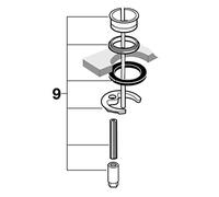 Roca A525004403 Kit Fixation Complato Tablette M8 x 85 rechange Robinet-Original-TRES liens excentriques ancrages et