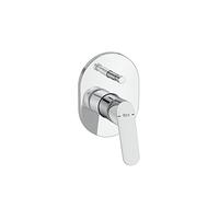 Roca A5A0A25C00 Mélangeur encastrable salle de bain/douche, collection Alfa, Chrome