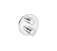 Roca A5A2K18C00 Mélangeur thermostatique encastrable 2 voies avec inverseur automatique Modèle T-500 avec sous-ensemble encastrable et rosace