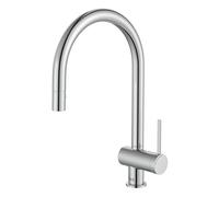 Roca A5A811FC00 Mélangeur de cuisine bec U, collection Ona, bec amovible, chromé