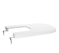 Roca A80673200B Couvercle Supralit® pour bidet The Gap Square avec chute amortie Blanc