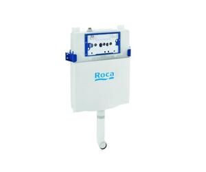 Roca A890070200 Citerne Basic Tank One Compact Double Ecargaison pour Toilettes Réservoir Haut ou Encastrable, Blanc