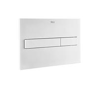 Roca A890188207 Plaque d'entraînement PL7 Dual One avec double décharge avec finitions Blanc mat