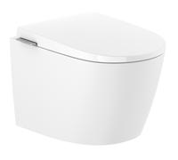Roca Avant cuvette wc avec abattant à descente lente suspendue sans bride avec vortex blanc brillant A80336NS01