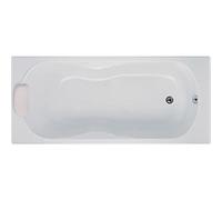 ROCA Baignoire rectangulaire POLO 170x75cm avec dossier, accoudoirs, poignées sculptées, à poser, pieds clipsables blanche