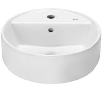 Roca Gap lavabo 40x40 cm ronde à poser blanc brillant A3270MK000