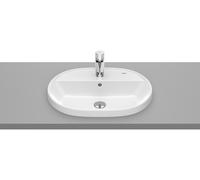 Roca Gap Round lavabo 55x40 cm ovale encastrée blanc brillant A3270Y6000