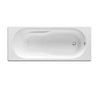 Roca, Genova-N A248352000 Baignoire rectangulaire en acrylique Blanc 1400 x 700 x 400 mm