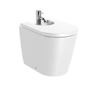 Roca Inspira - Bidet à poser, avec trop-plein, trou pour robinetterie, blanc A357527000