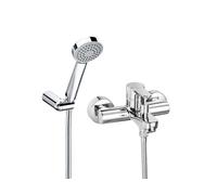 Roca L20 - Mitigeur de baignoire avec accessoires, chrome A5A0109C02