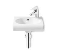 Roca Meridian - Lave-mains 35x32 cm, avec trop-plein, trou pour robinetterie à droite, blanc A327249000