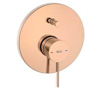 ROCA Mitigeur bain-douche ONA avec inverseur automatique 2 voies, à encastrer sur rocabox, rose gold