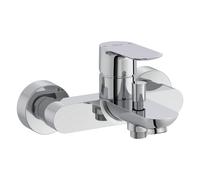 ROCA Mitigeur de bain-douche mural avec inverseur automatique Cala - Chromé