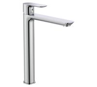 ROCA Mitigeur lavabo CALA taille XL, ouverture eau froide (économie d'eau) sans vidage - Chromé