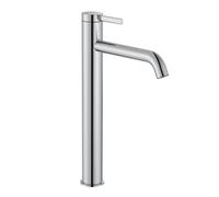 Roca Mitigeur de lavabo Ona A5A349EC00 – Bec haut, levier, 32 cm, bonde clic-clac – Chromé