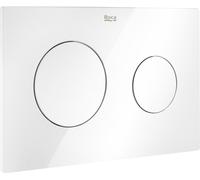 Roca PL bouton de chasse d'eau pour WC blanc A890189000