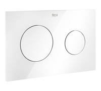 Roca - Pl10 Dual (one) Plaque D'Actionnement Double Pour Chasse D'Eau Couleur : Blanc