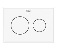 Roca PS bouton de chasse d'eau pour WC blanc A890223307