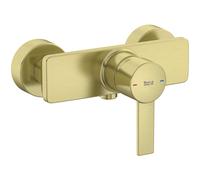 Targa mitigeur de douche mural sans flexible ni douchette pvd or brossé - ROCA A5A215FVA0