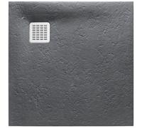 Roca Terran receveur de douche carré 90x90 cm gris AP10338438401200