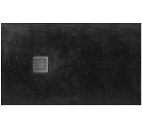 Roca Terran receveur de douche rectangulaire 140x90 cm noir AP10157838401400