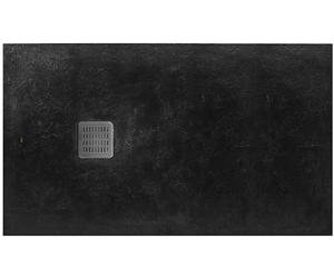 Roca Terran receveur de douche rectangulaire 200x100 cm noir AP1017D03E801400