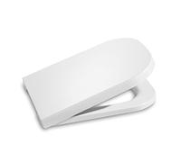 Roca The Gap A80173200B Abattant WC compact et abattant WC original avec chute amortie, remplacement de l'abattant de WC robuste, blanc, A80173200B