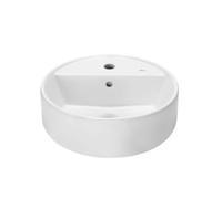 Roca The Gap - Vasque, diamètre 40 cm, avec trop-plein, trou pour robinetterie, blanc A3270MK000