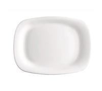 Rocco Bormioli - Assiette blanche rectangulaire de la collection Parma - Mesures 20 x 28 cm