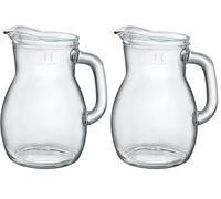 Rocco Bormioli Bormioli Rocco 146160Mu3321990 Bread Carafe 1,0 / (Lot de 2)