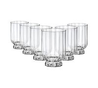 Rocco Bormioli Bormioli Rocco Florian Lot de 6 Verres en Verre à Pied Transparent 37,5 cl 37,5 cl